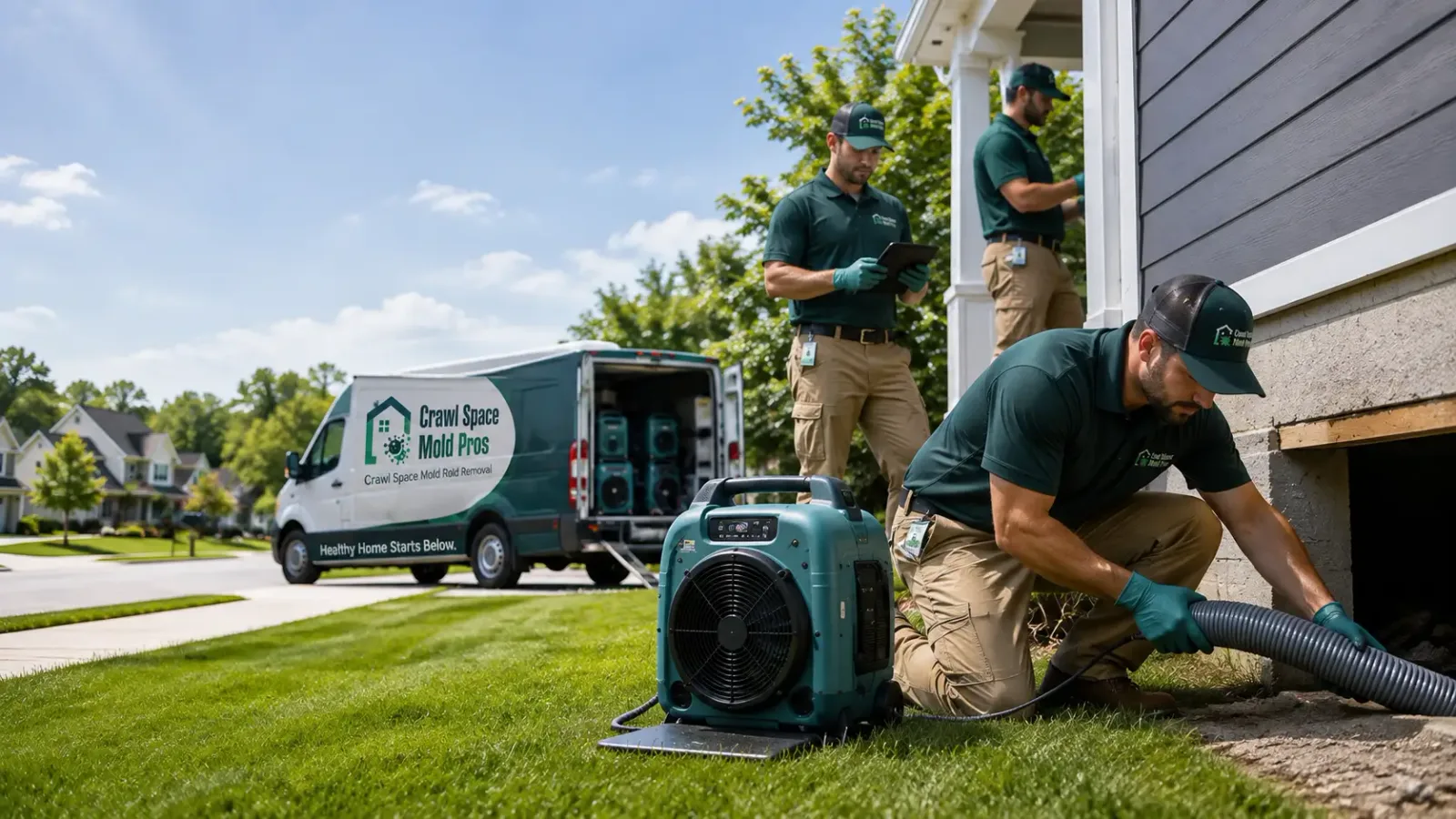 Crawl Space Mold Removal in Menasha, WI